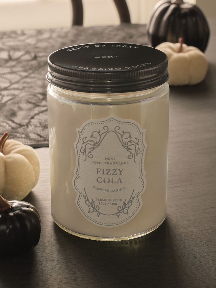 Fizzy Cola Halloween Jar Gourmand Candle - Image 2 of 4 Fizzy Cola Halloween Jar Gourmand Candle - Image 2 of 4