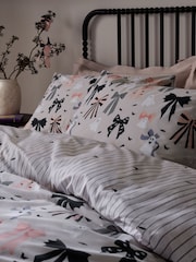 Natural Bows Halloween Reversible Duvet Cover and Pillowcase Set - Image 2 of 4