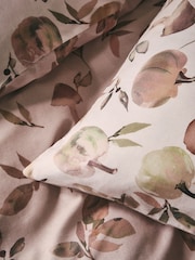 Natural Autumn Pumpkin  Reversible 100% Cotton Duvet Cover and Pillowcase Set - Image 5 of 6