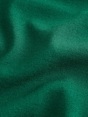 Green Smart Knit Sleeveless Polo Top - Image 8 of 8