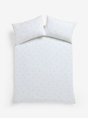 Natural Bow Fitted Sheet and Pillowcase Set - Image 2 of 4