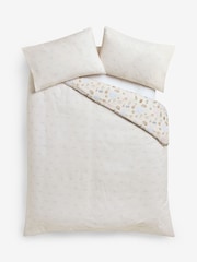 Natural Bedtime Icons Brushed Cotton Duvet Cover and Pillowcase Set - Image 5 of 6