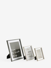 Set of 3 Neutral Polka Dot Pattern Photo Frame - Image 1 of 2