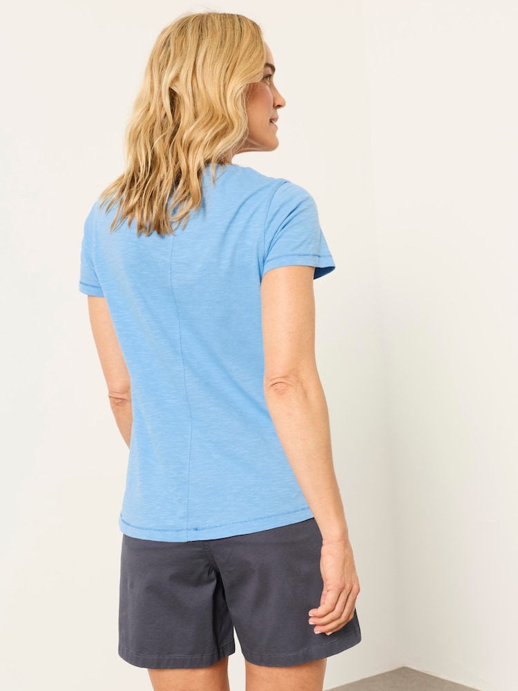 Blue Fistral - FatFace Land Tee - Imagen 2 de 5