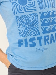 Blue Fistral - FatFace Land Tee - Imagen 3 de 5