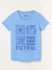 Blue Fistral - FatFace Land Tee - Imagen 5 de 5