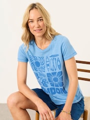 Azul Londres - FatFace Land Tee - Imagen 5 de 8