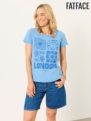 Azul Londres - FatFace Land Tee - Imagen 8 de 8