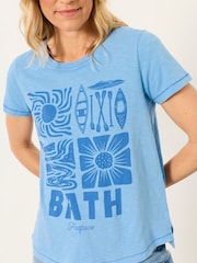 Blue Bath - FatFace Land Tee - Imagen 4 de 5