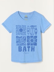 Blue Bath - FatFace Land Tee - Imagen 5 de 5