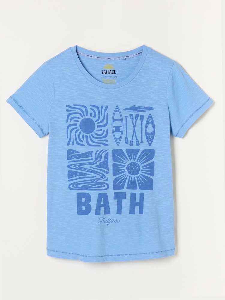 Blue Bath - FatFace Land Tee - Imagen 5 de 5