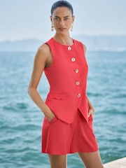 Love & Roses Scallop Pocket Waitcoat - Bild 1 von 4