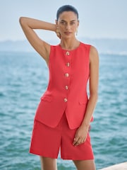 Love & Roses Scallop Pocket Waitcoat - Bild 4 von 4