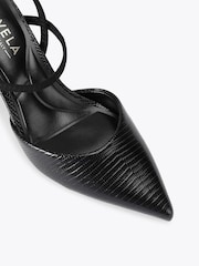 أسود - Carvela Pastello Court Sandals - صورة 4 من 4