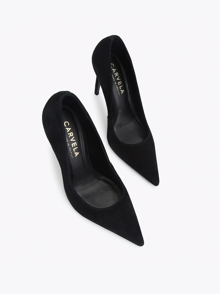 Carvela Black Eterno Court Pumps - Image 2 of 4