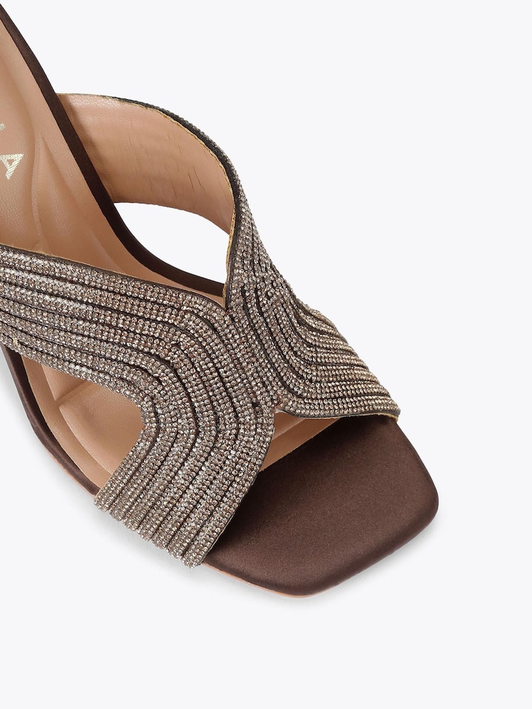 Carvela Brown Paparazzi Block Sandals - Image 4 of 4 Carvela Brown Paparazzi Block Sandals - Image 4 of 4