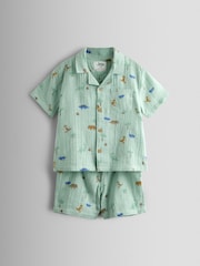 JoJo Maman Bébé Blue Pyjamas - Image 2 of 7