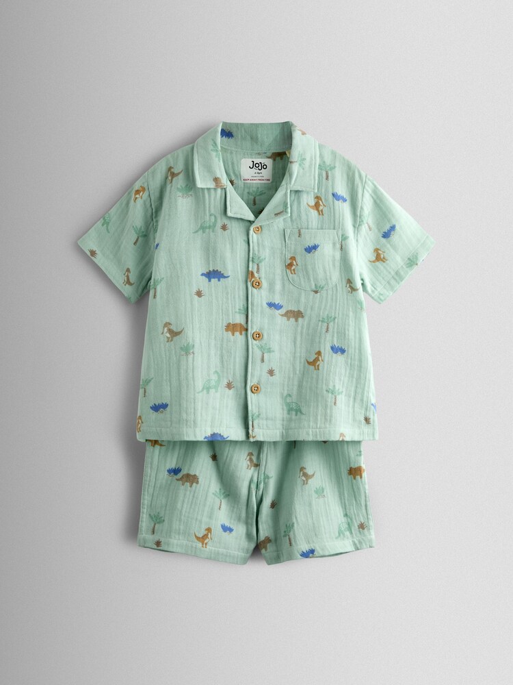 JoJo Maman Bébé Blue Pyjamas - Image 2 of 7