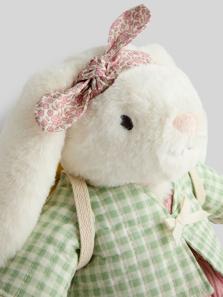 JoJo Maman Bébé White Plush Dress Up Bunny - Image 5 of 5