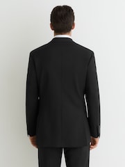 Reiss Black Promise Wool-Blend Single-Breasted Suit Classic-Fit Blazer - Image 5 of 8