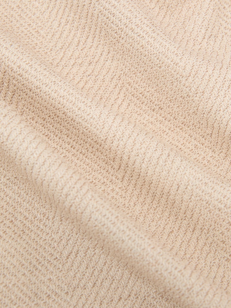 Reiss Stone Manci Double-Breasted Herringbone Blazer Tailored-Fit with Cotton - Image 9 of 9