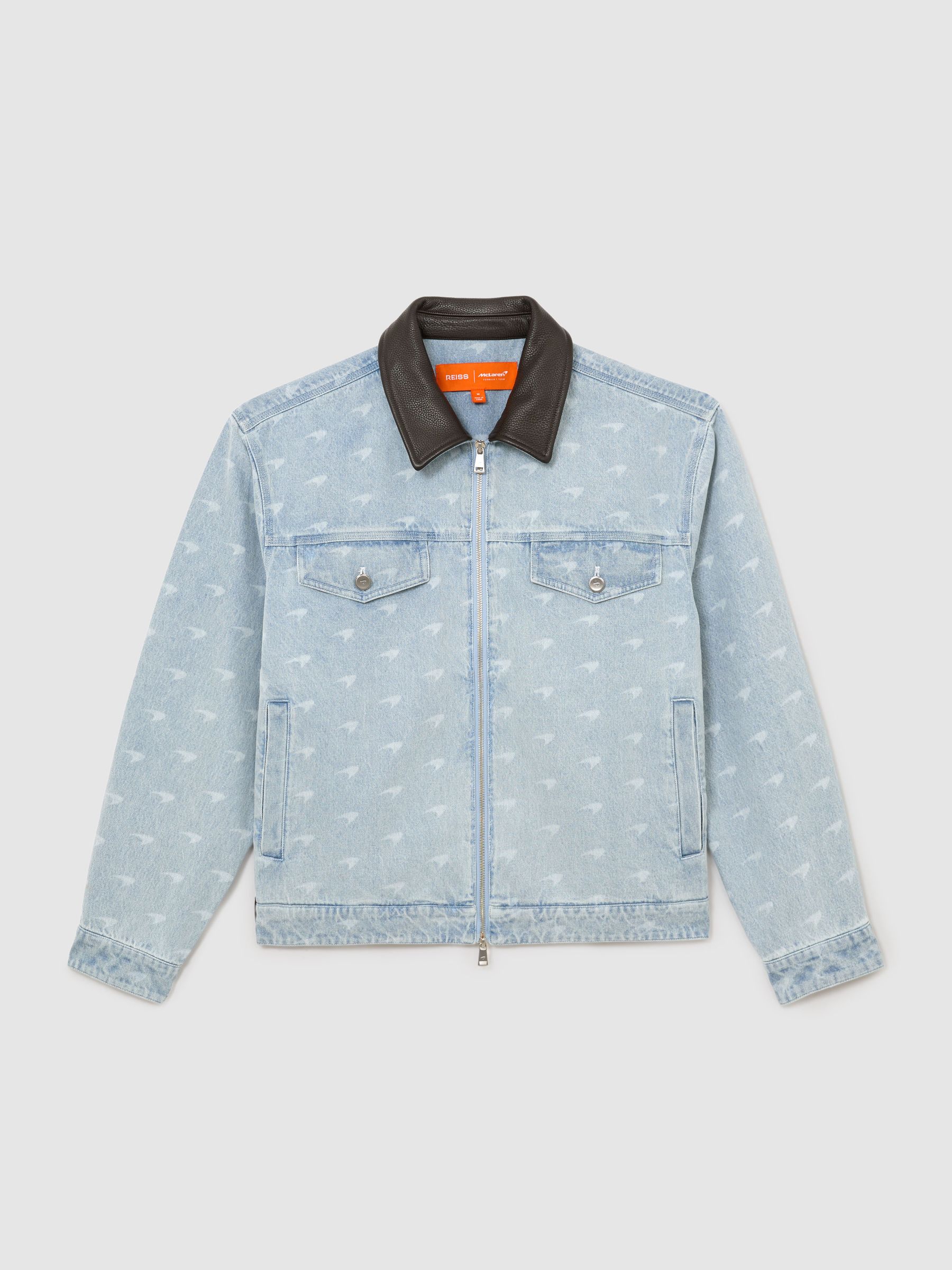 Buy McLaren Racing Speedmark Denim Jacket Unisex-Fit from Next USA
