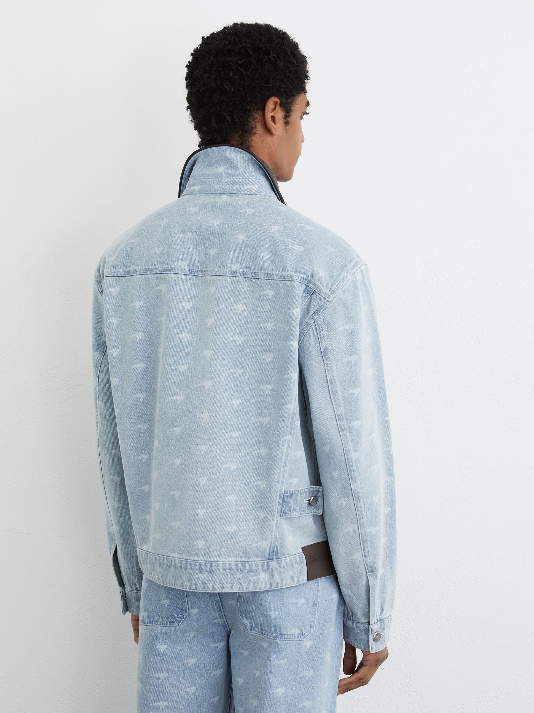 Buy McLaren Racing Speedmark Denim Jacket Unisex-Fit from Next USA