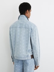 McLaren Soft Blue Racing Speedmark Denim Jacket Unisex-Fit - 5 paveikslėlis iš 8