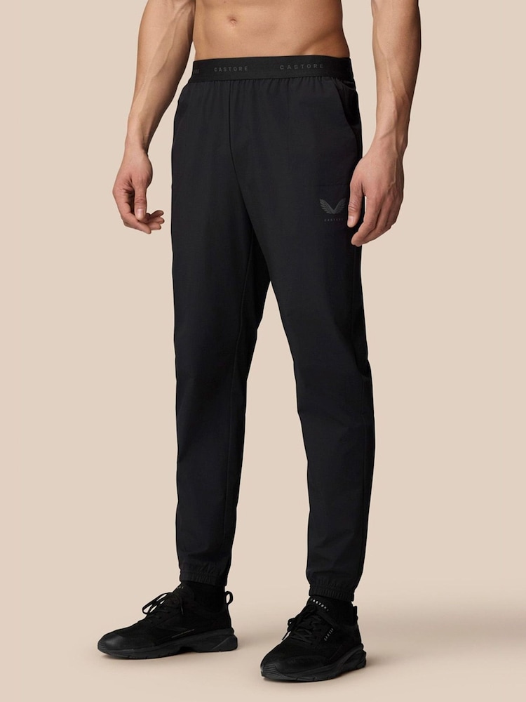 Castore Black Woven Joggers - Image 1 of 6