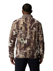 Columbia Sequoia Grove Printed Full Zip Brown Fleece - Image 3 of 5