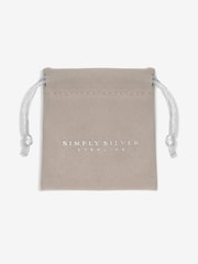 Simply Silver 925 Sterling Silver Zodiac Pendant - Cancer - Image 2 of 2