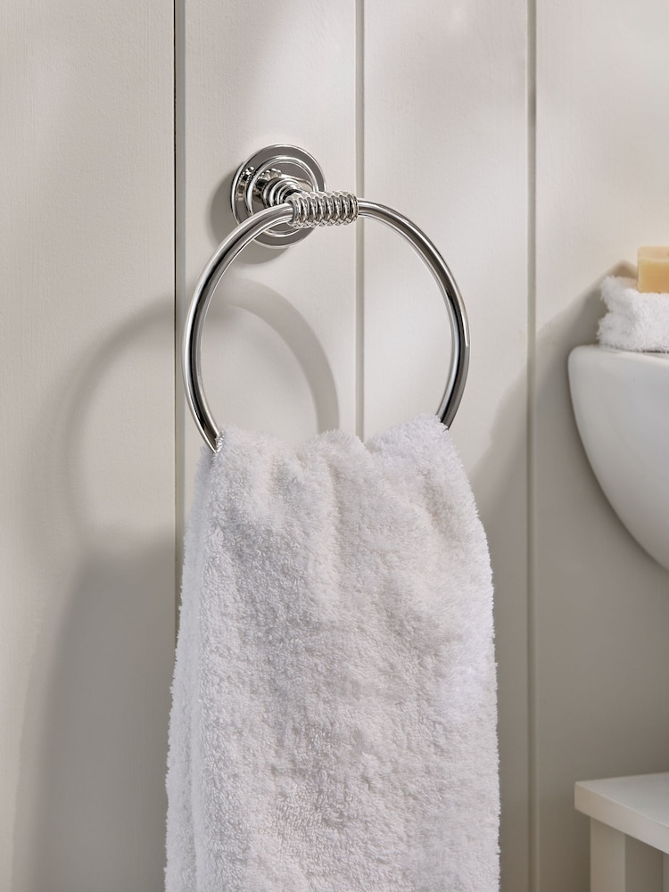 Chrome Carolina Towel Ring - Image 1 of 4