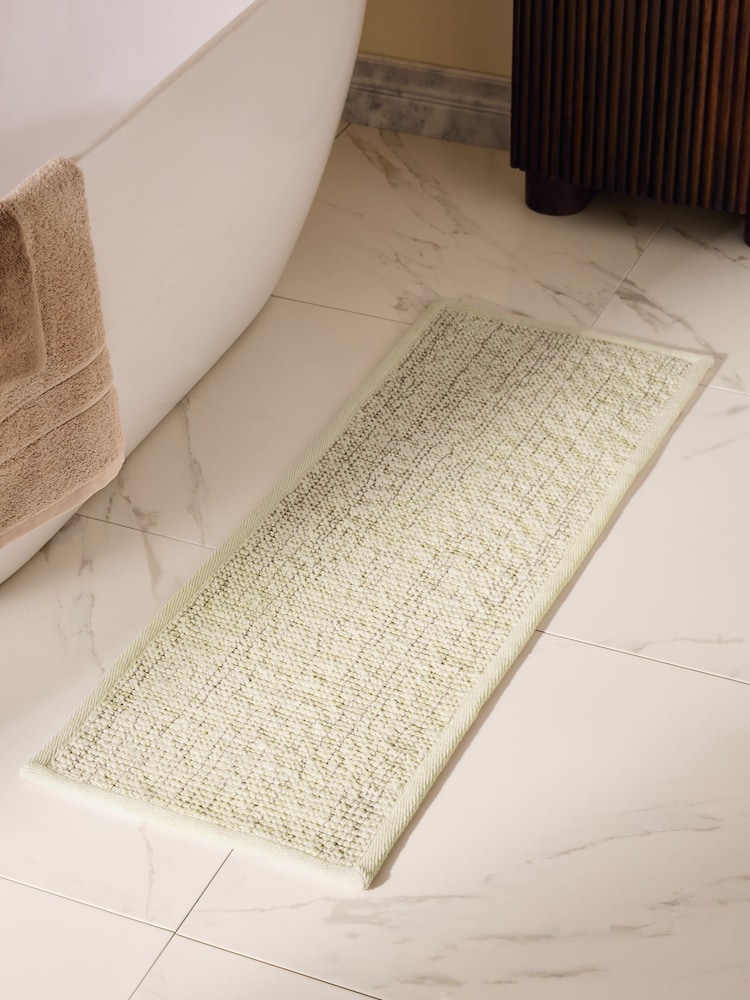Natural N. Premium 100% Cotton Runner Bath Mat - Image 1 of 3
