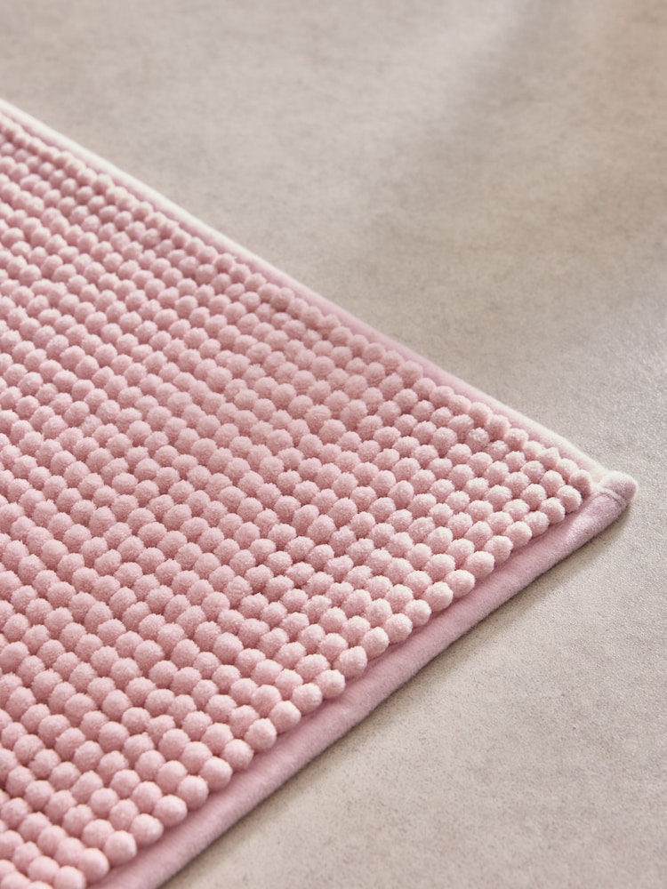 Pink Bobble Bath Mat - Image 2 of 3 Pink Bobble Bath Mat - Image 2 of 3