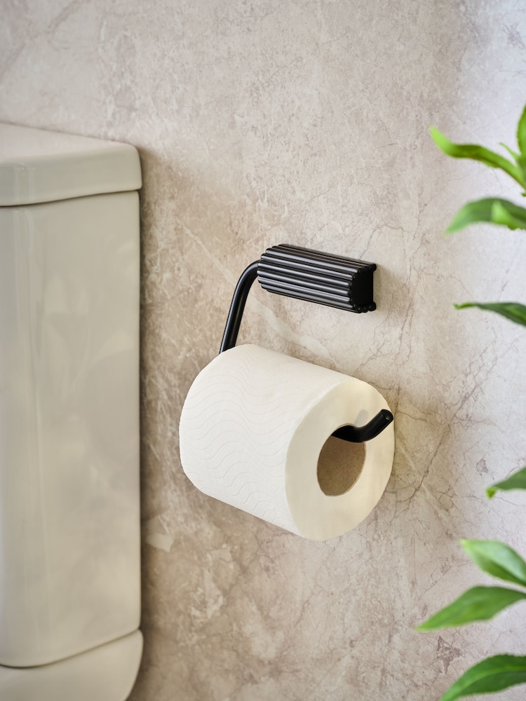 Black Toilet Roll Holder - Image 1 of 5 Black Toilet Roll Holder - Image 1 of 5