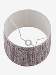 Joules White & Blue Multi Folly Pleated Cotton Easyfit Lamp Shade - Image 7 of 7