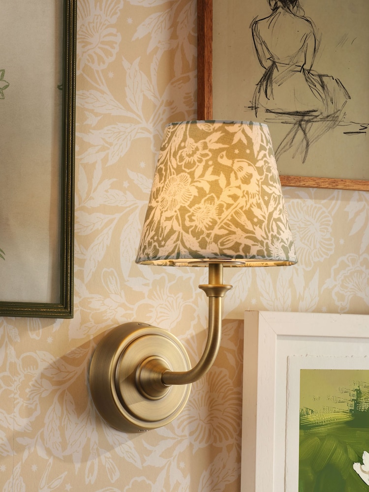 Joules Pheasant Print Apsley Rechargeable LED Wall Light - Image 1 of 6 Joules Pheasant Print Apsley Rechargeable LED Wall Light - Image 1 of 6