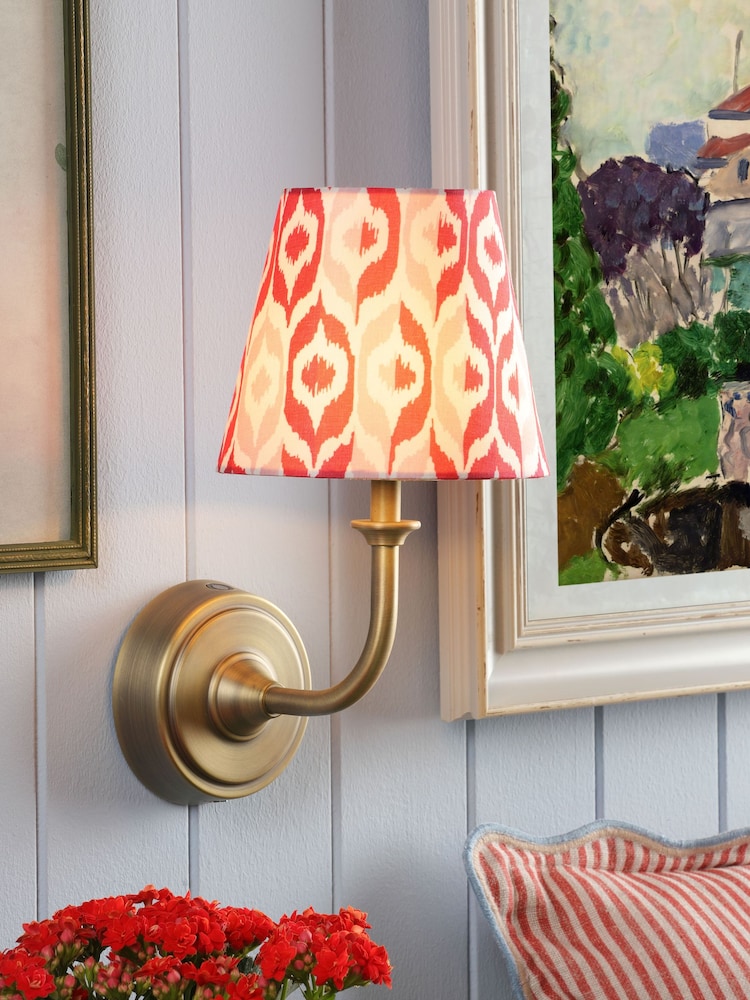 Joules Isla Ikat Apsley Rechargeable LED Wall Light - Image 1 of 6