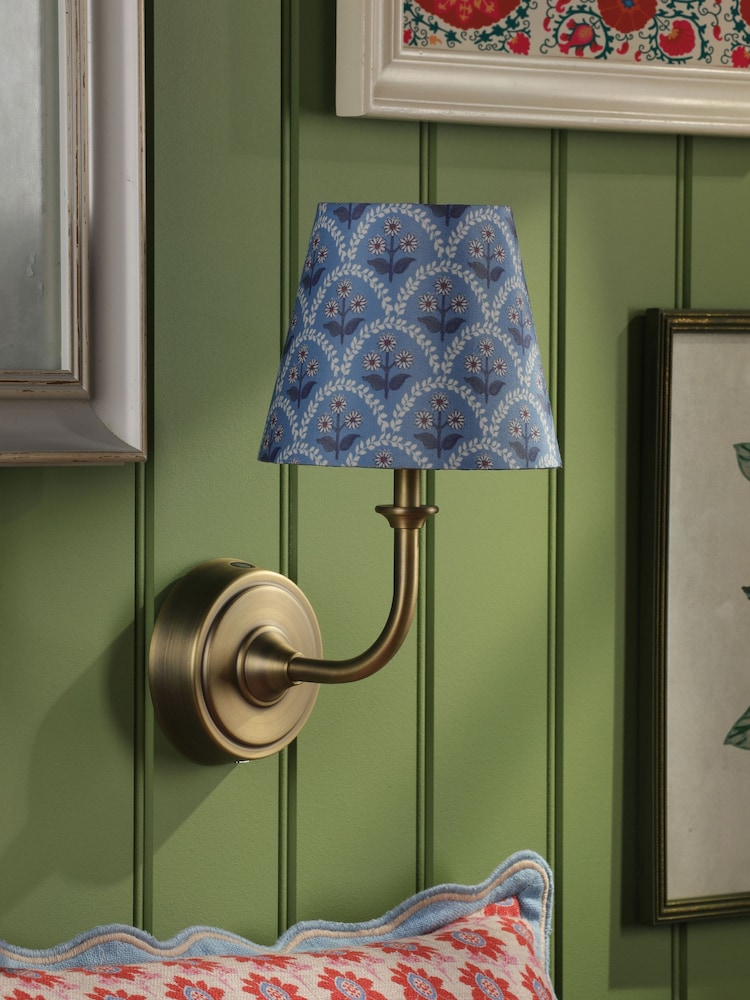 Joules Trellis Floral Apsley Rechargeable LED Wall Light - Image 2 of 6