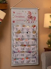 PMC Personalised Unicorn Christmas Advent Calendar - Image 1 of 3
