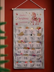 PMC Personalised Unicorn Christmas Advent Calendar - Image 2 of 3