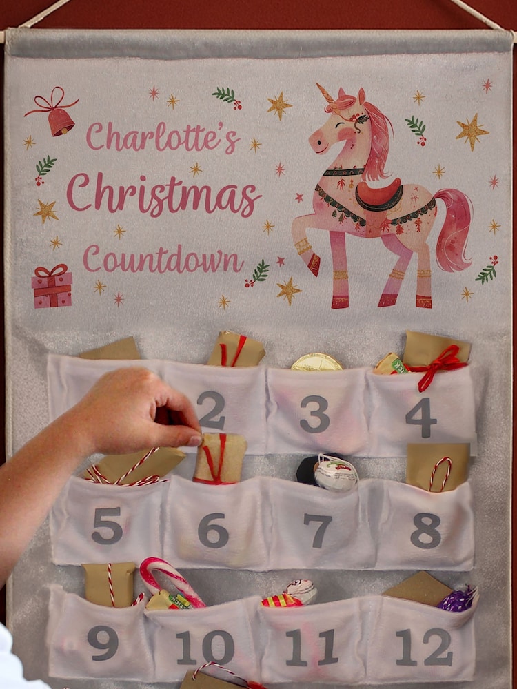 PMC Personalised Unicorn Christmas Advent Calendar - Image 3 of 3 PMC Personalised Unicorn Christmas Advent Calendar - Image 3 of 3