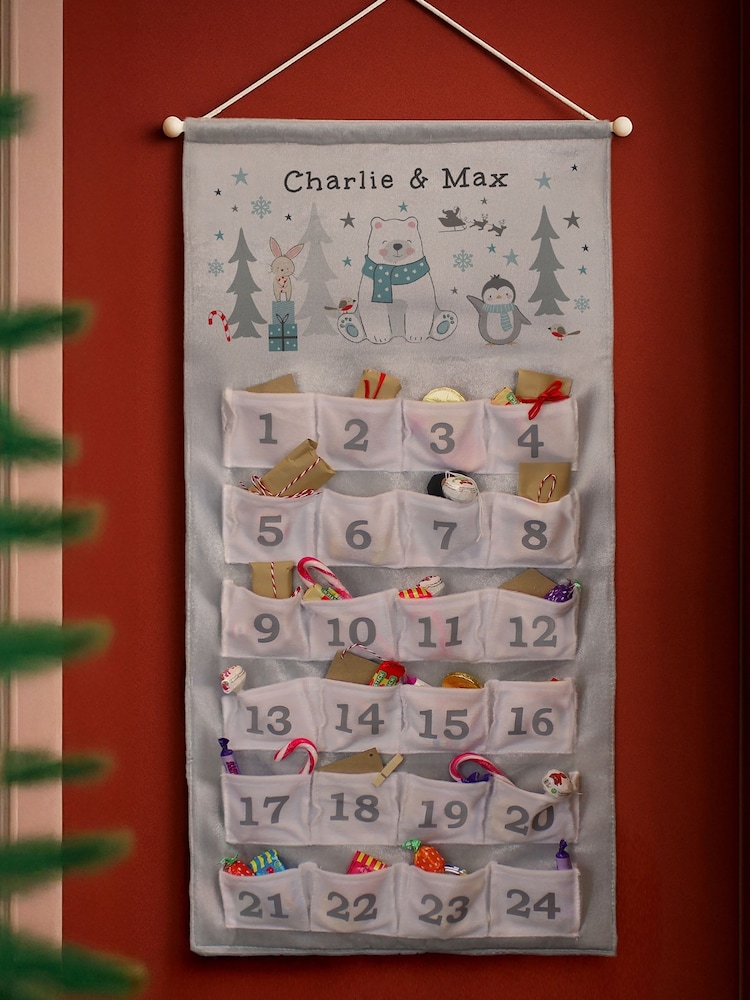 PMC Personalised Polar Bear Advent Calendar - Image 1 of 3 PMC Personalised Polar Bear Advent Calendar - Image 1 of 3