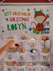 PMC Personalised Christmas Elf Advent Calendar - Image 2 of 3