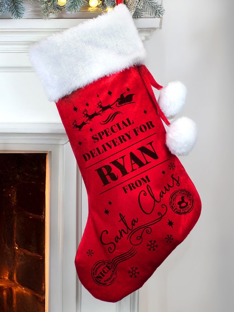 PMC Personalised Special Delivery Stocking - Image 3 of 3 PMC Personalised Special Delivery Stocking - Image 3 of 3