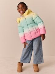 Little Bird by Jools Oliver Rainbow Ombre Padded Coat - Image 1 of 11
