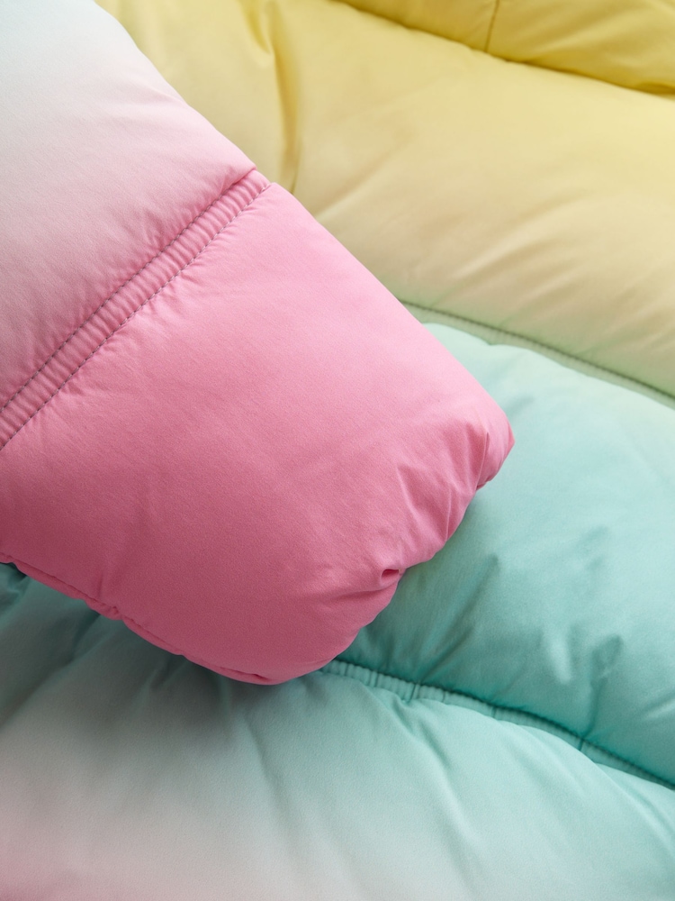 Little Bird by Jools Oliver Rainbow Ombre Padded Coat - Image 11 of 11