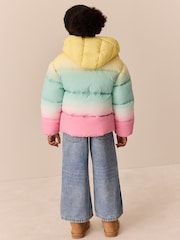 Little Bird by Jools Oliver Rainbow Ombre Padded Coat - Image 5 of 11