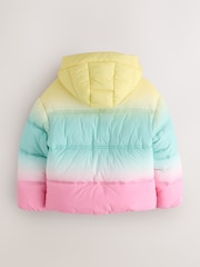 Little Bird by Jools Oliver Rainbow Ombre Padded Coat - Image 7 of 11