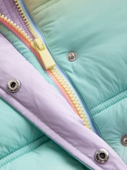 Little Bird by Jools Oliver Rainbow Ombre Padded Coat - Image 9 of 11
